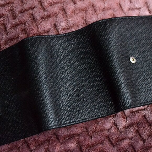 Longchamp Le Roseau Wallet in Black Leather - Picture 4 of 4